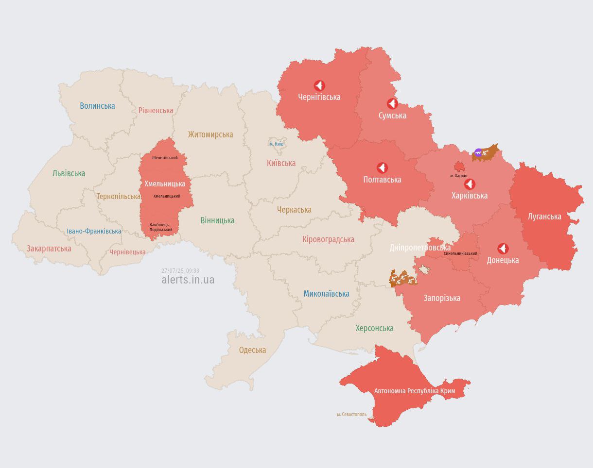 Атака на Хмельницьк 27 липня